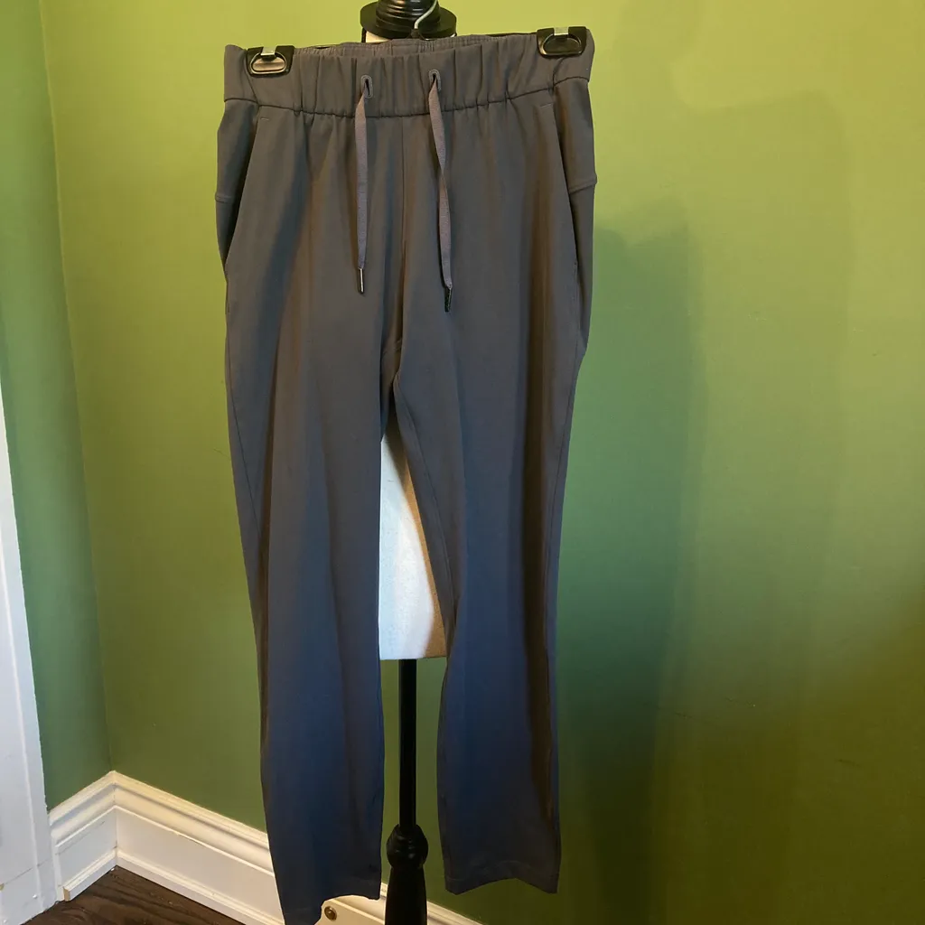 Woman's grey Lululemon Joggers size 2  photo 1