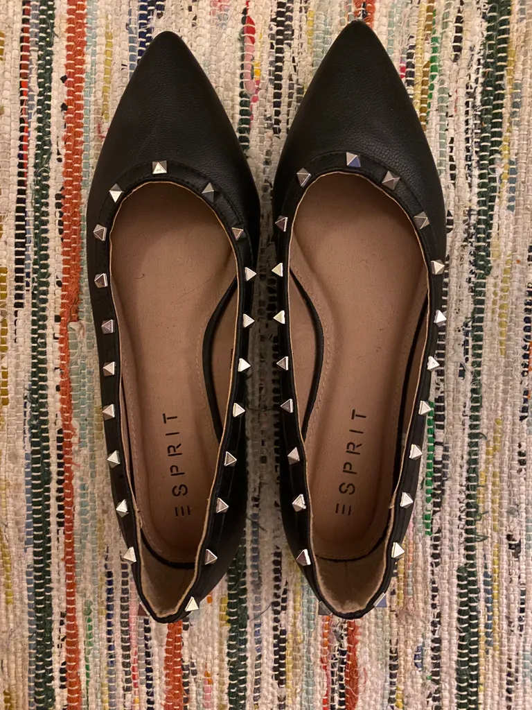 ESPIRIT Studded Flats - Size 9 photo 1