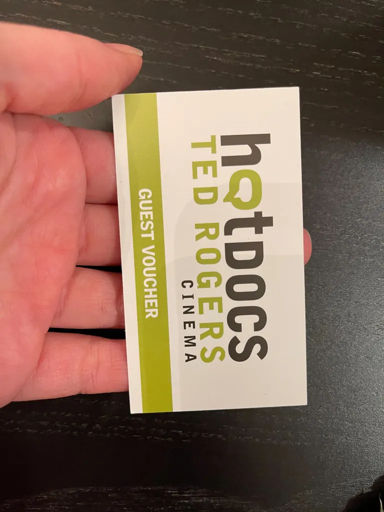 Hot Docs guest Screening Voucher Coupon photo 1