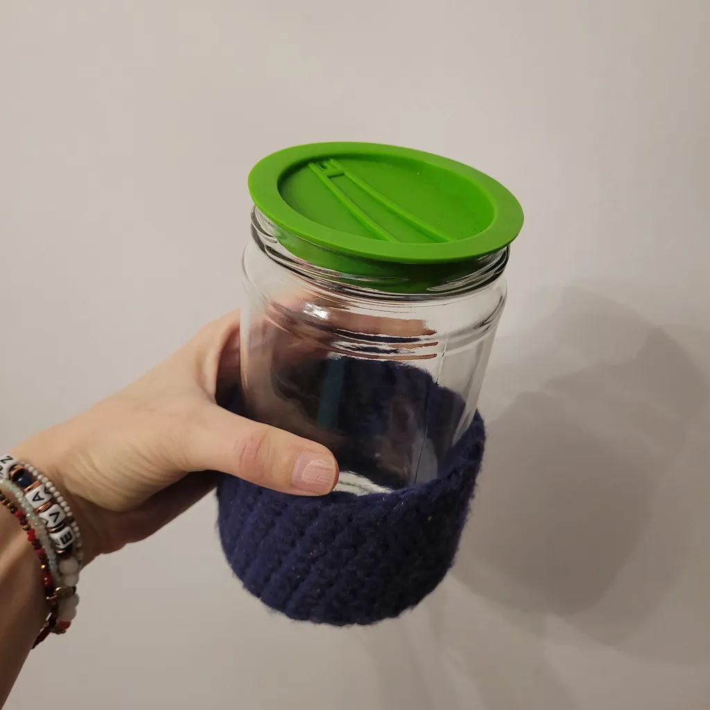 Mason Jar Cover and Cozy (H3Z) photo 1