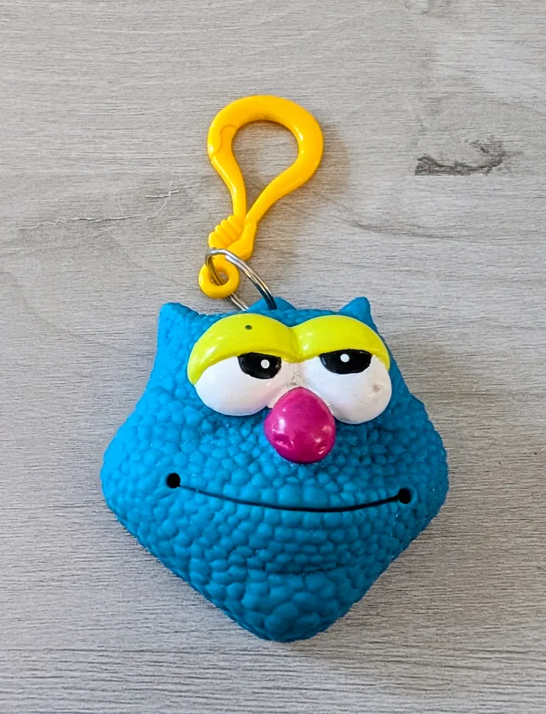Brand New Vintage Monster Munchers Clip-On Toy Keychain photo 1