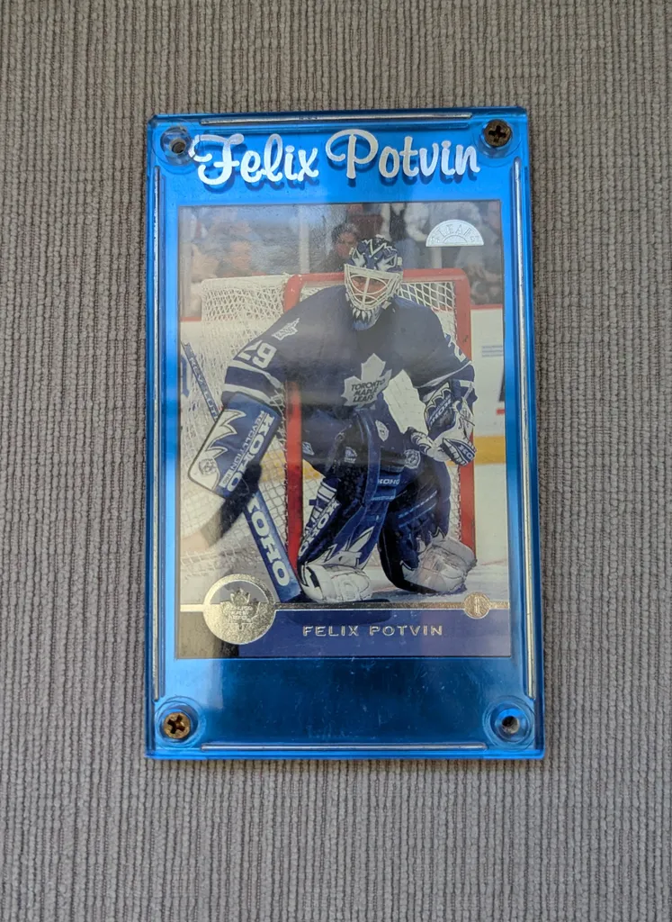Felix Potvin Toronto Maple Leafs Hockey Card  photo 1
