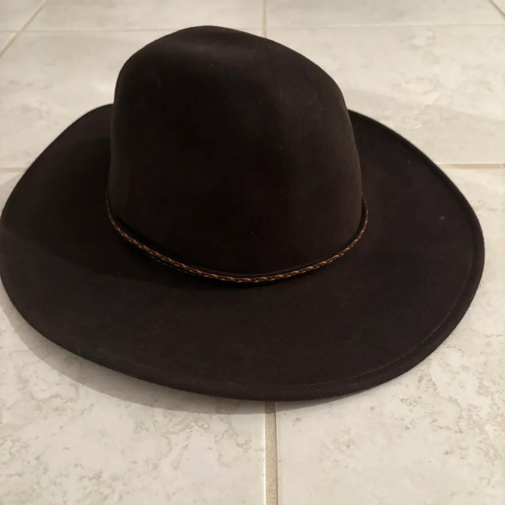 Stetson cowboy hat crushable wool felt travel Brim cap photo 1