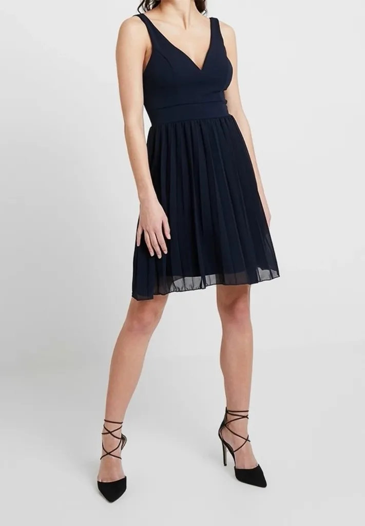Wal G Navy Blue Sleeveless Evening Cocktail Dress photo 1