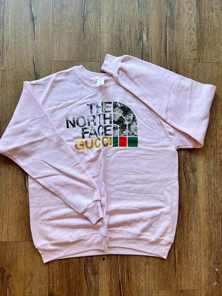 Bootleg Gucci North Face sweatshirt - size L photo 1
