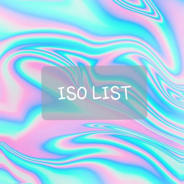 RANDOM ISO (updated aug'25) photo 1