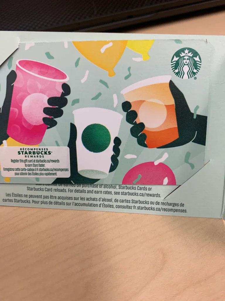 Starbucks gift card $20 photo 1