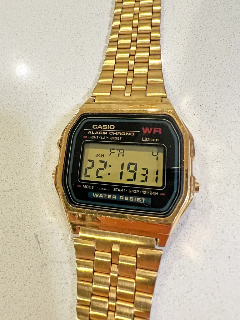 Gold Casio Watch photo 1