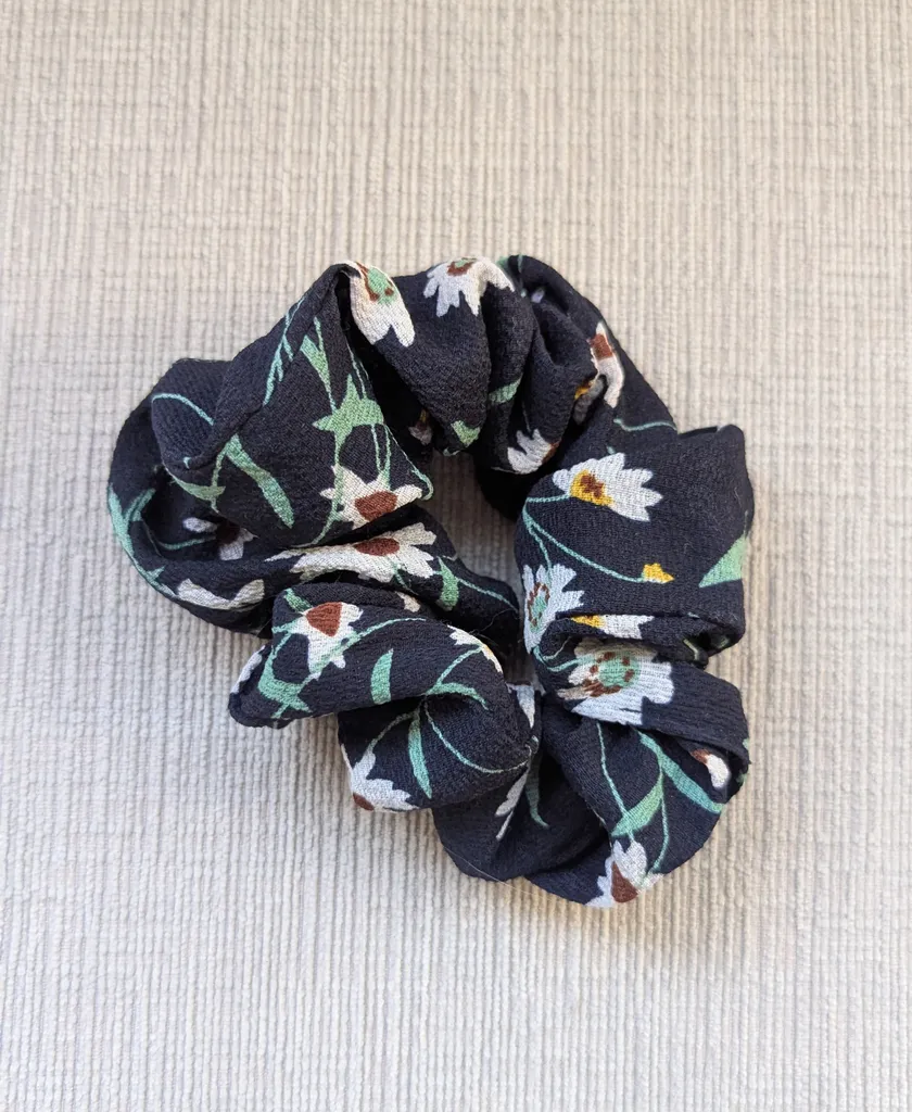 Brand New Floral Scrunchie photo 1