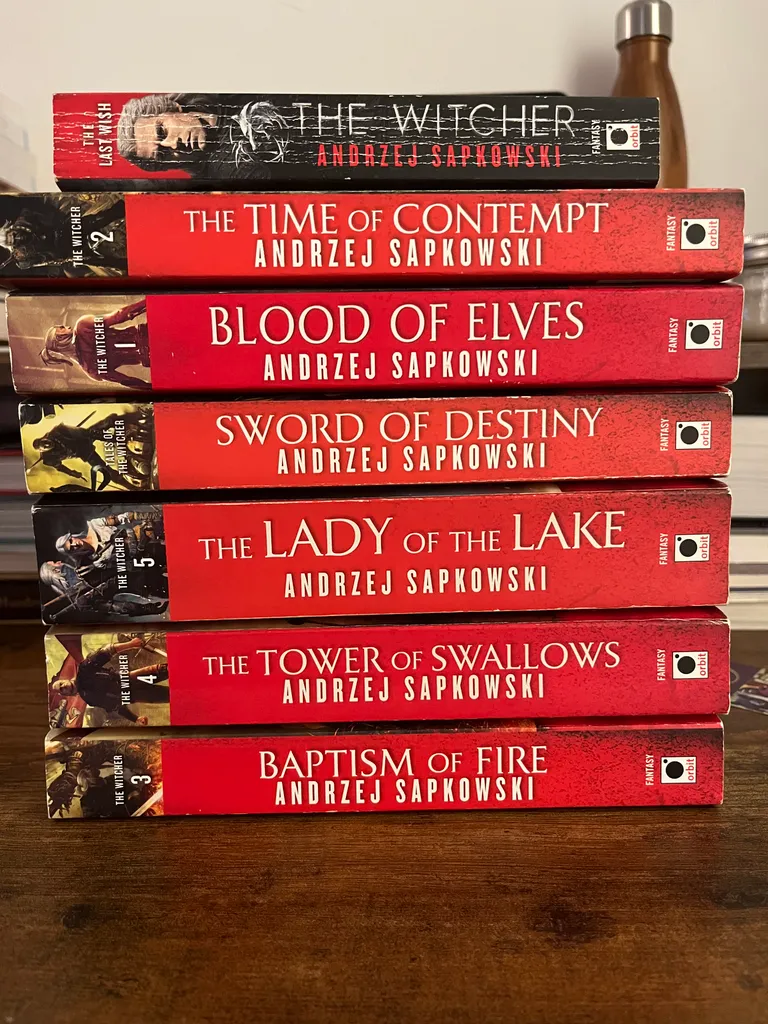 The Witcher book set photo 1