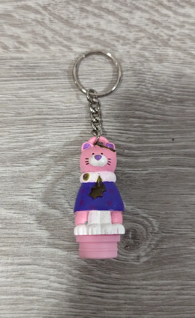 Brand New Pink Cat Keychain photo 1
