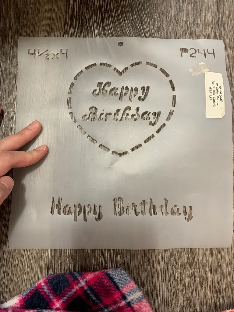 Free cake lettering photo 1