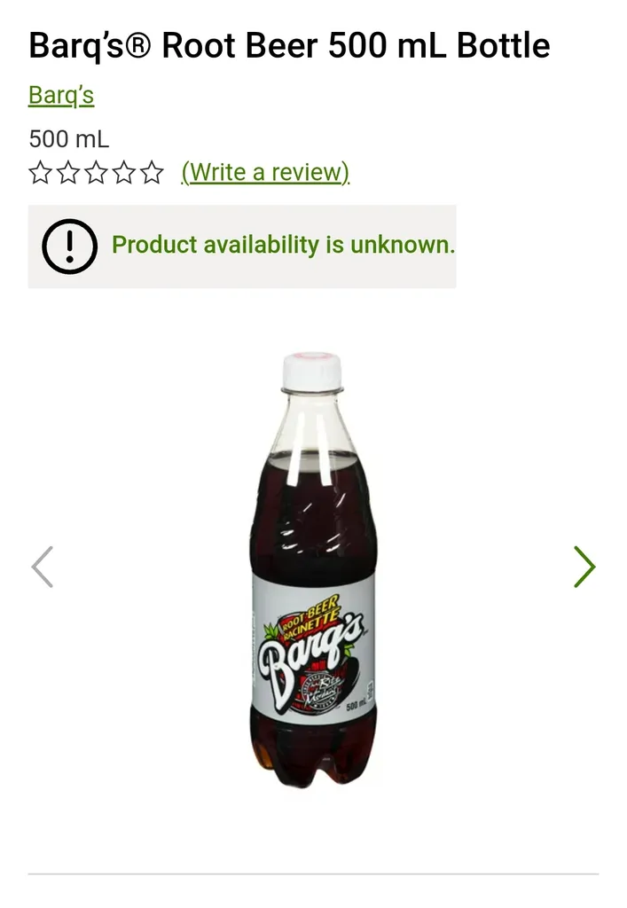 Barqs root beer 500ml bottles photo 1