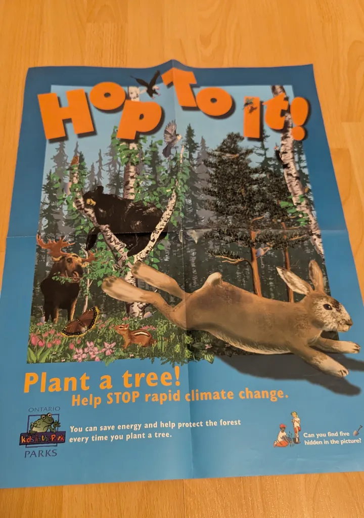 Ontario Parks "Plant a Tree" Poster photo 1