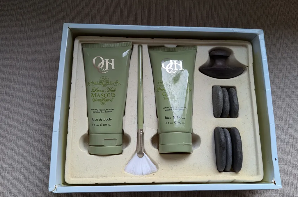 OH2  Lava Mud Masque & Warming Massage Gel Oil Kit photo 1