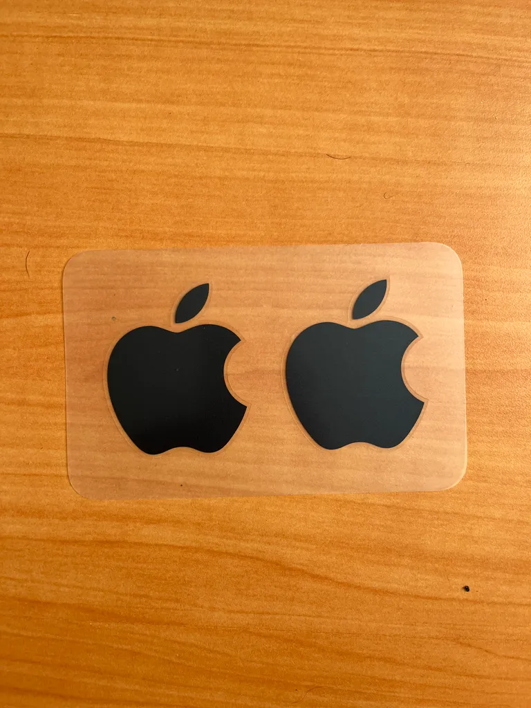 Apple midnight blue stickers photo 1