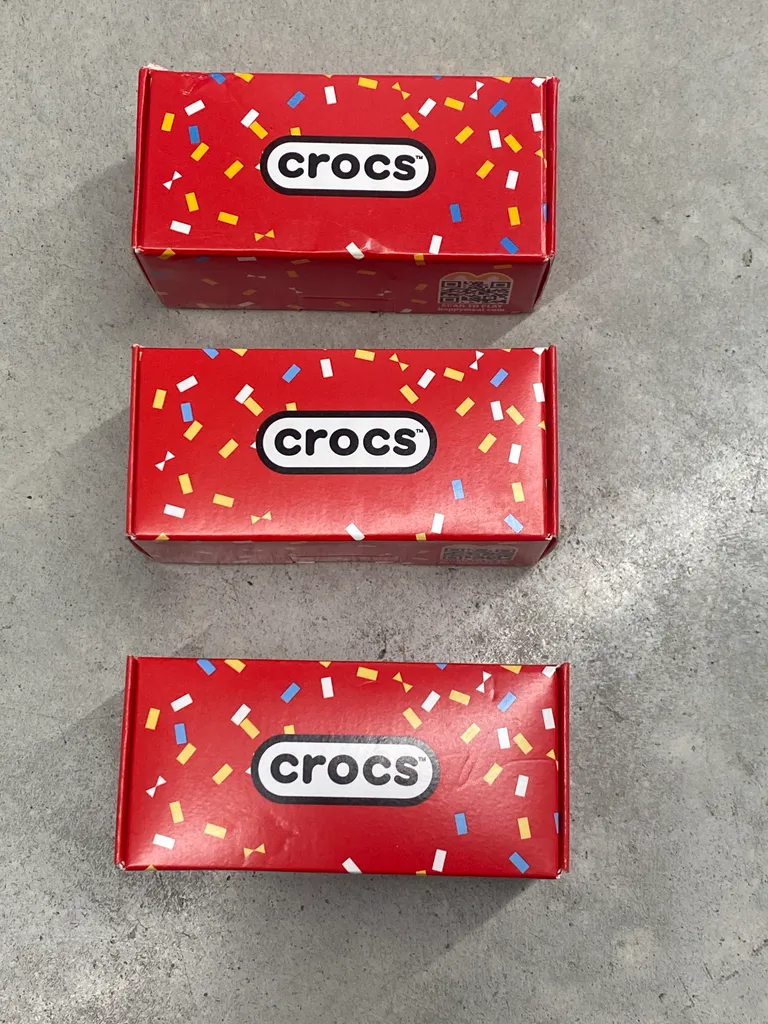 Crocs x McDonald’s Happy Meal toy keychains/backpack charms photo 1