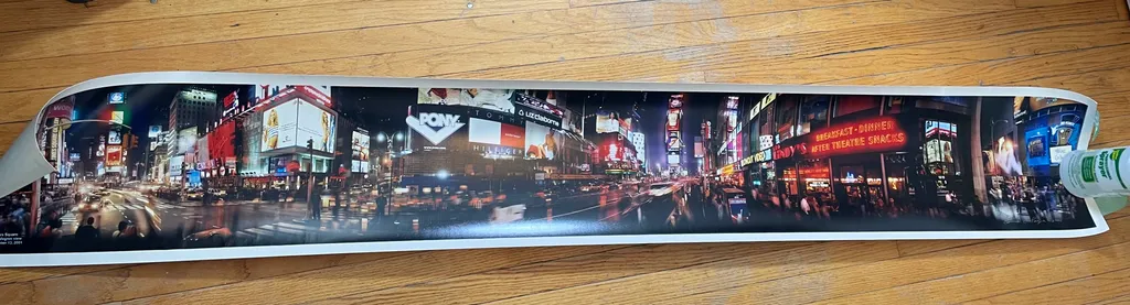 NYC Times Square 2001 Panorama  photo 1