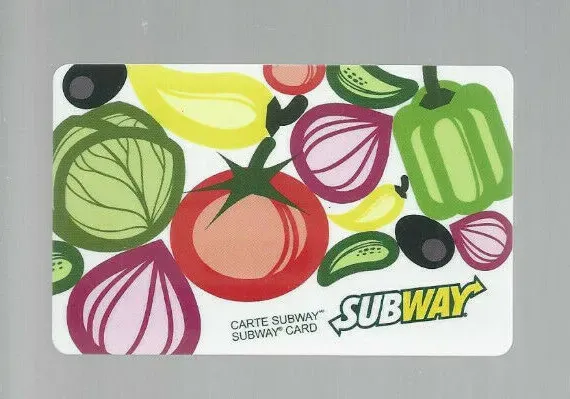 $10 Subway giftcard photo 1