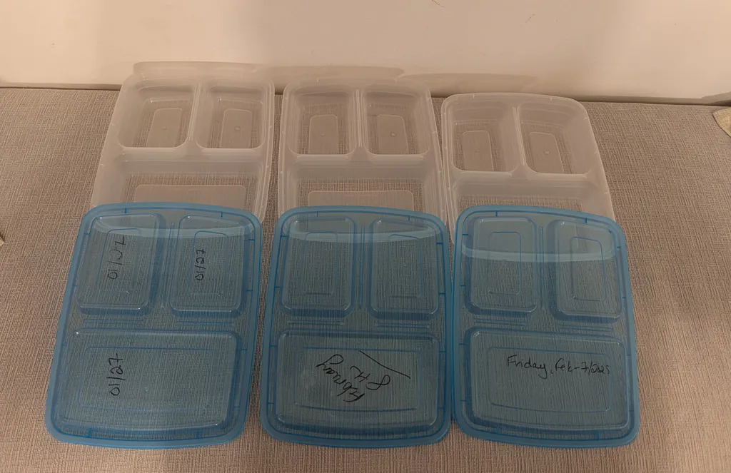 Brand New 3 Compartment Tupperware Containers  photo 1
