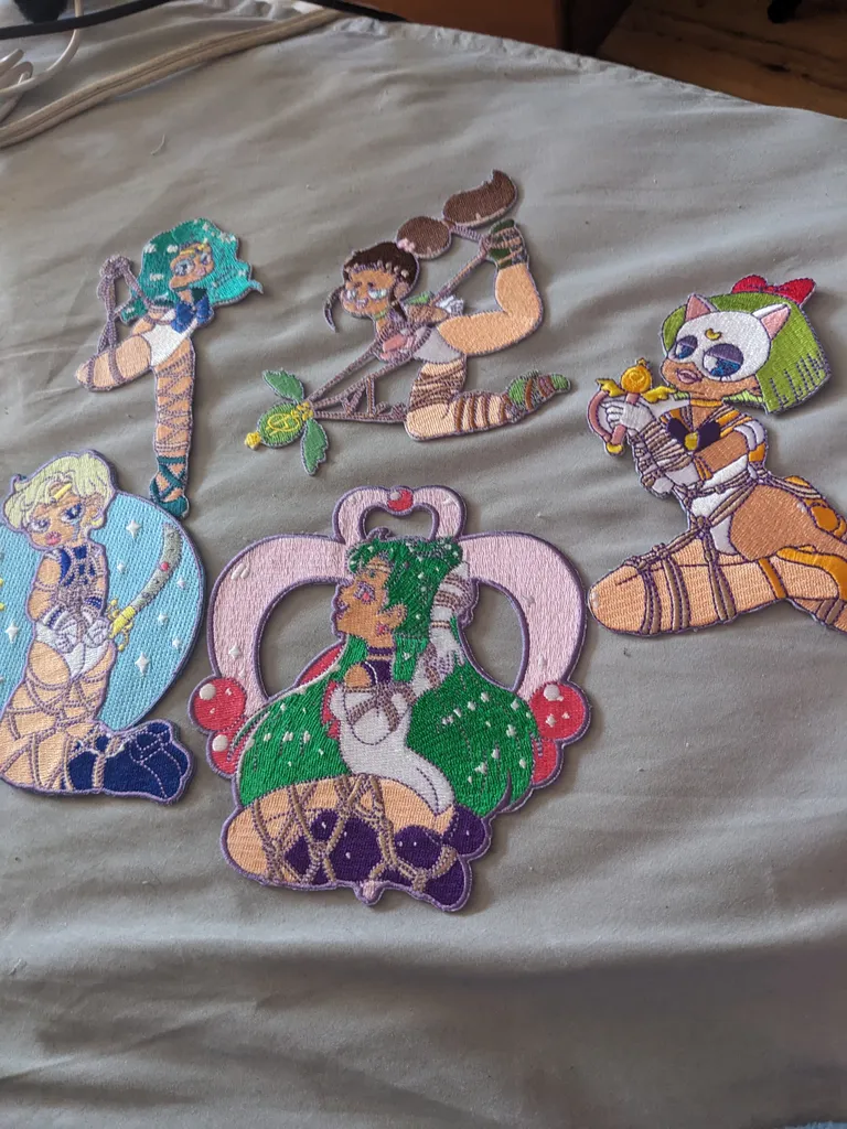 Shibari sailor moon patch photo 1