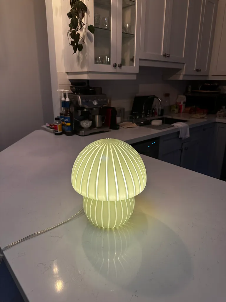 Mushroom lamp photo 1