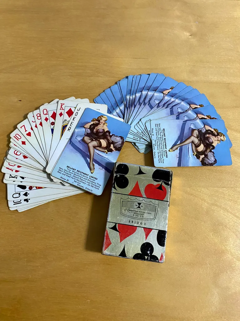 Vintage Pin-up Card Deck photo 1