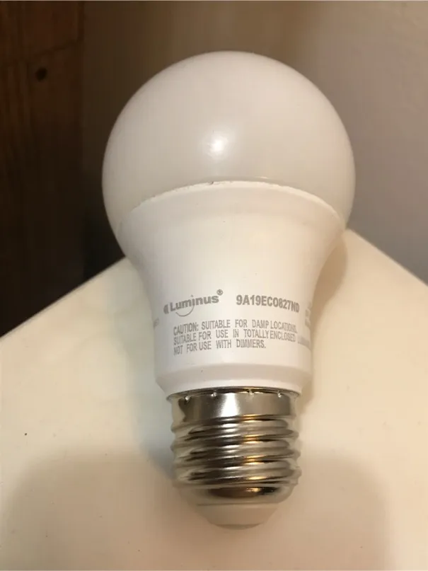 2 X bulbs (dim) with standard base photo 1