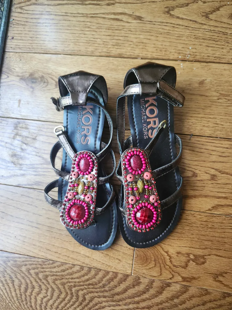 Michael Kors girls sandals, size 13 photo 1