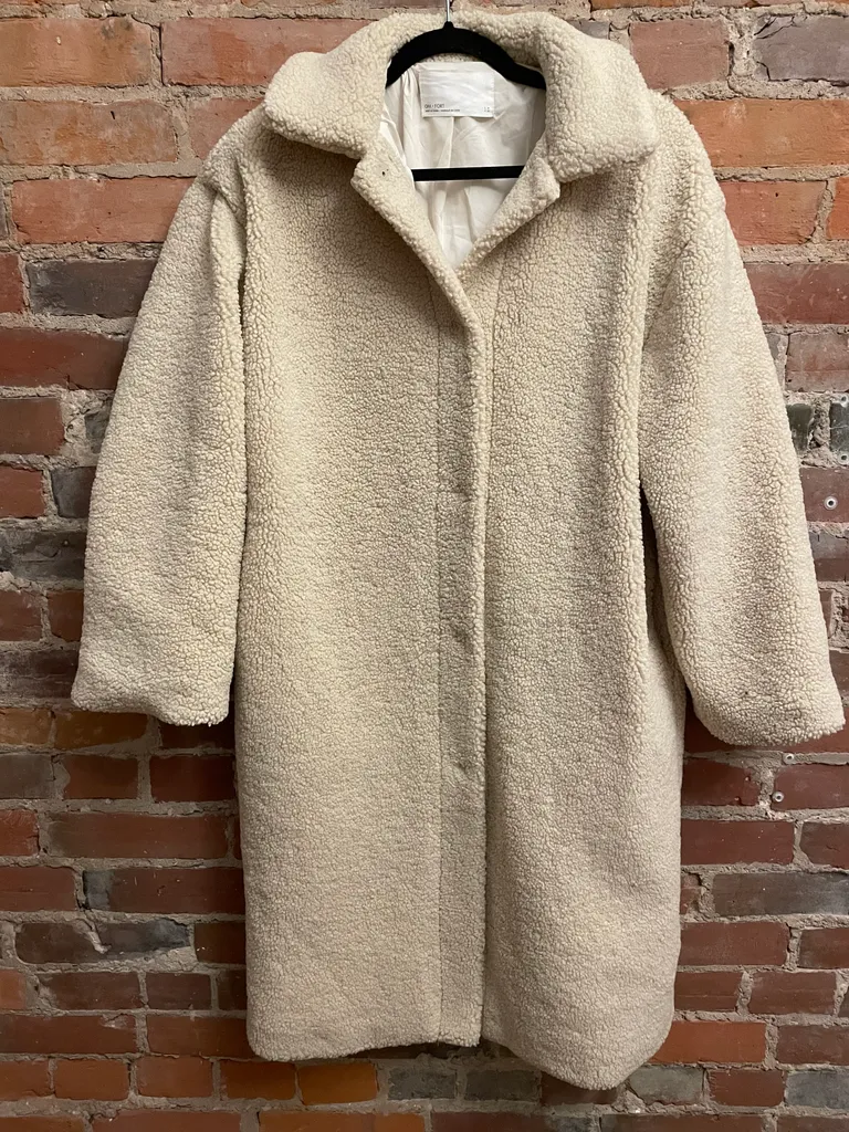 OAK + FORT teddy jacket - small/med photo 1