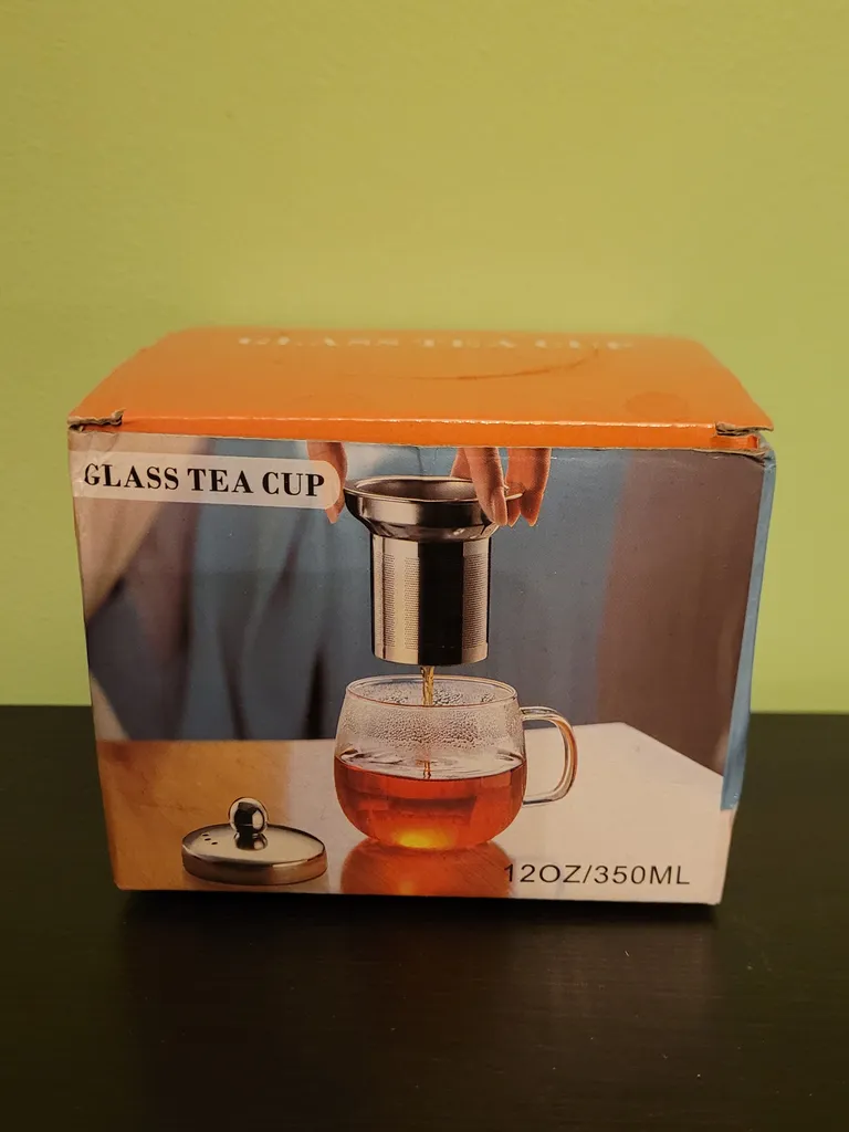 Glass Tea Infuser Cup photo 1