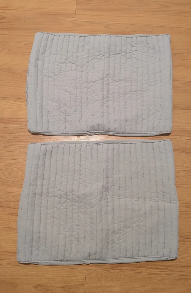 Pair of Chaps Home Grey Pillow Covers photo 1