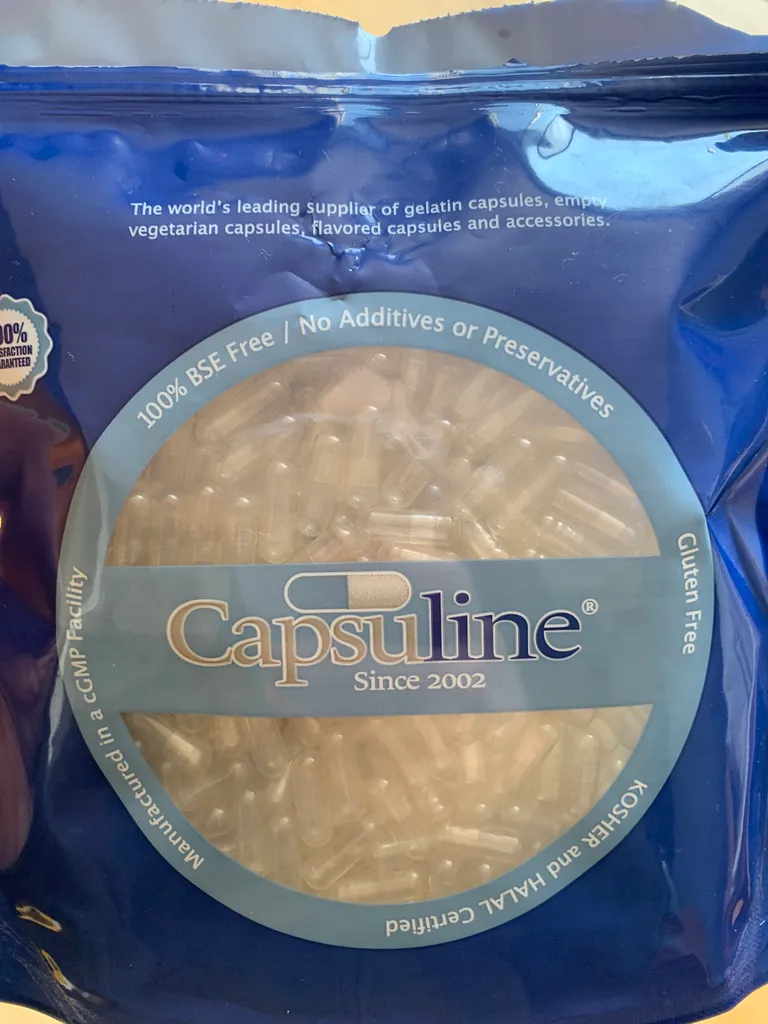 Clear capsule for supplements 💊 photo 1