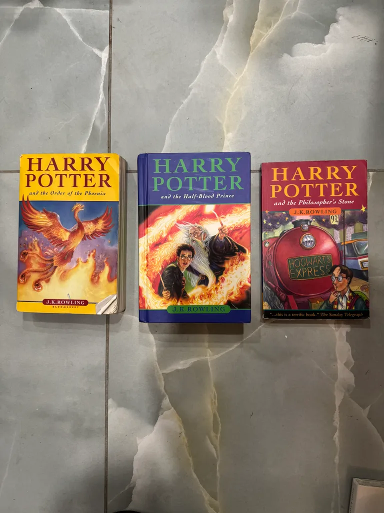 Harry Potter BookS 1, 5, and 6 photo 1