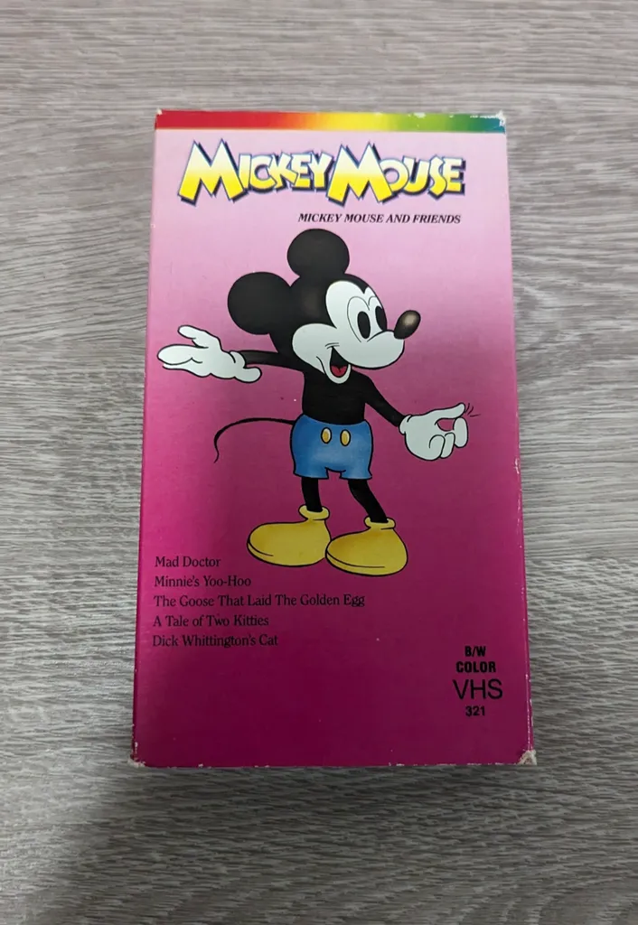 Mickey Mouse and Friends VHS Tape Movie photo 1