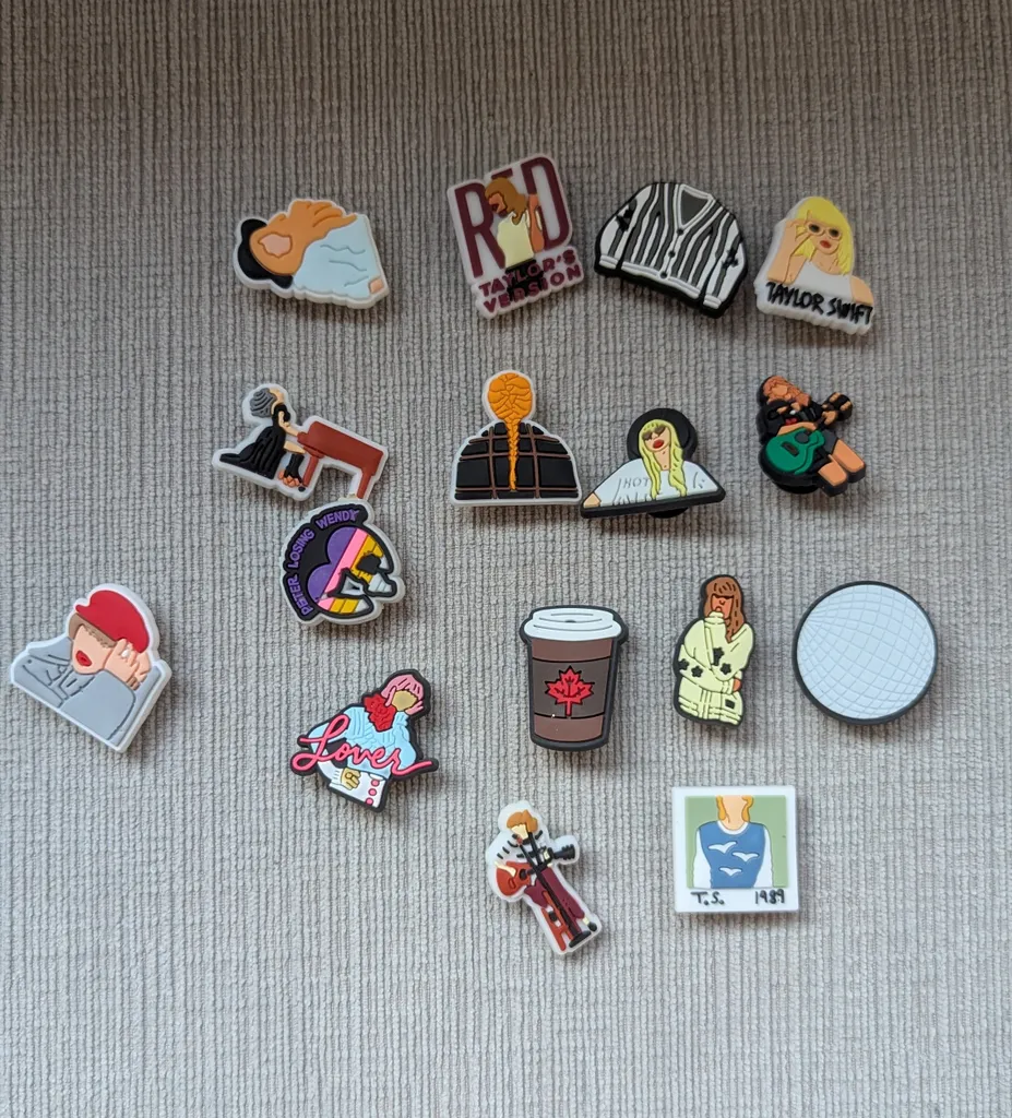 Brand New Taylor Swift Jibbitz Shoe Charms photo 1