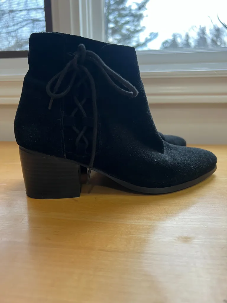 Black Topshop Booties, 7.5 photo 1