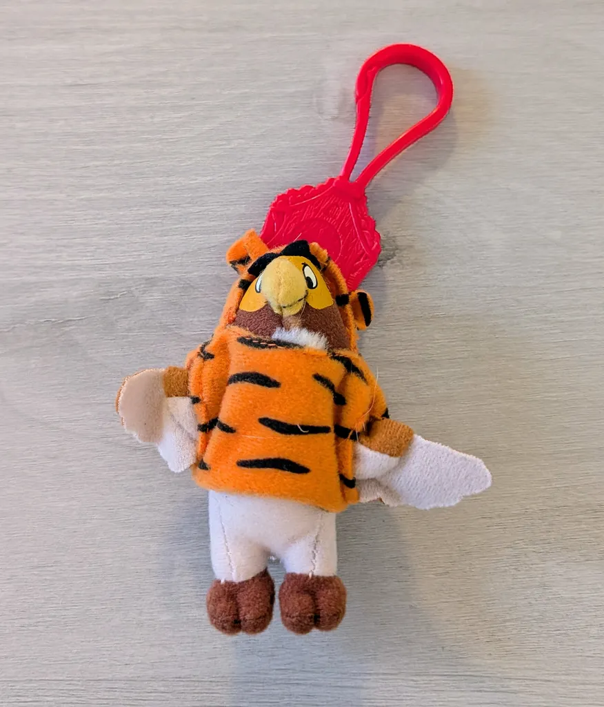 Owl Plush Toy Keychain with Tigger Outfit (Winnie the Pooh) photo 1