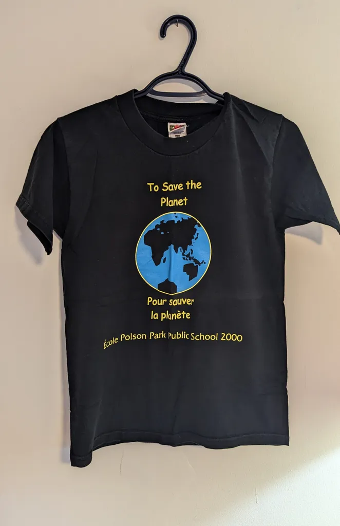 Vintage To Save the Planet T-shirt - Youth Size 14/16 photo 1