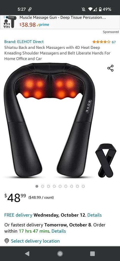 Neck massager photo 1