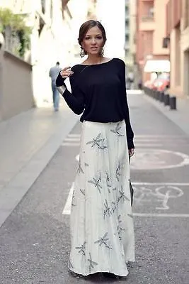 Zara Dragonfly Maxi Skirt (M) photo 1
