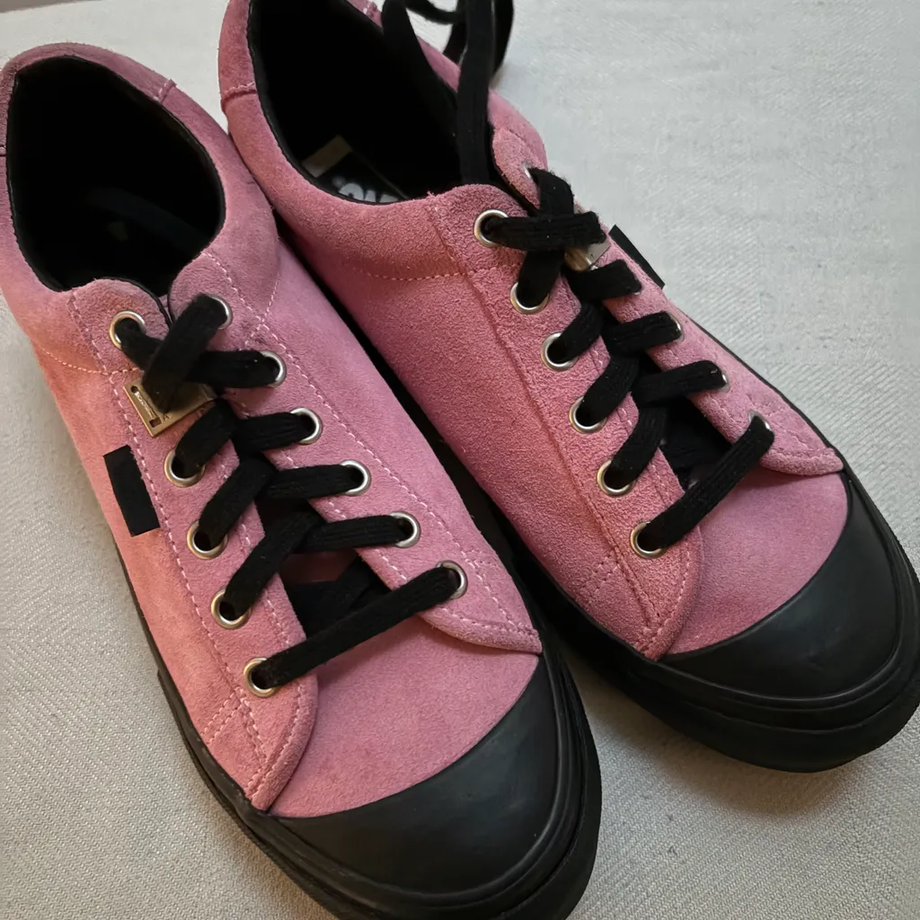 Vans alyx hot pink suede sneakers skate shoes photo 1
