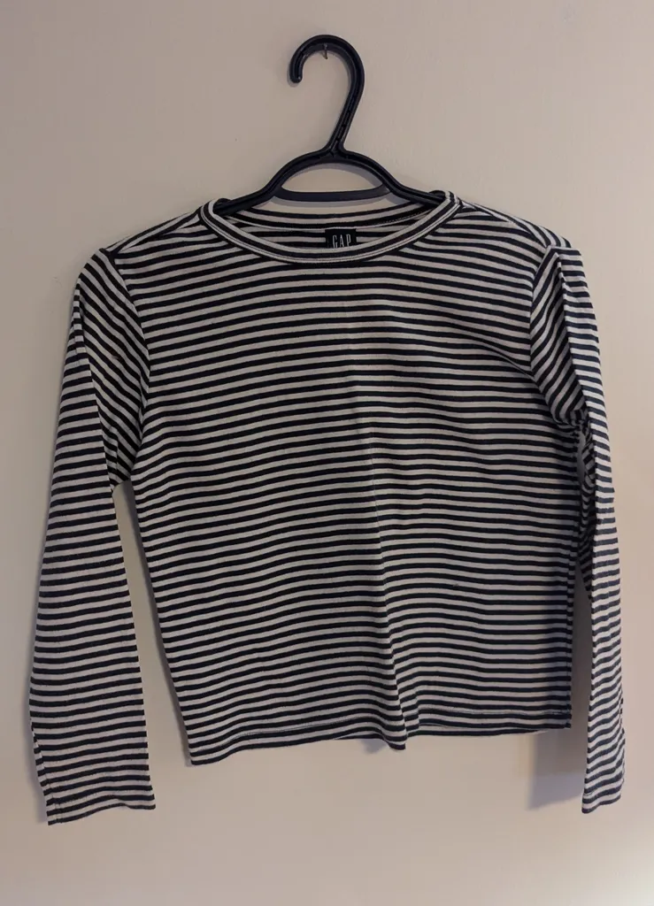 Gap Long Sleeve Striped Shirt - Women's Large photo 1