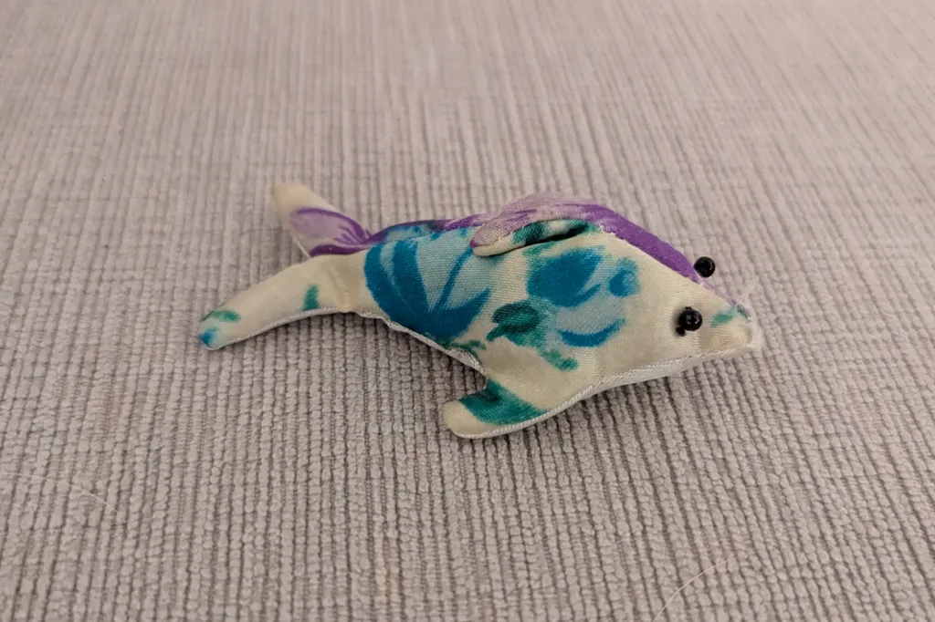 Small Stuffed Dolphin Toy photo 1