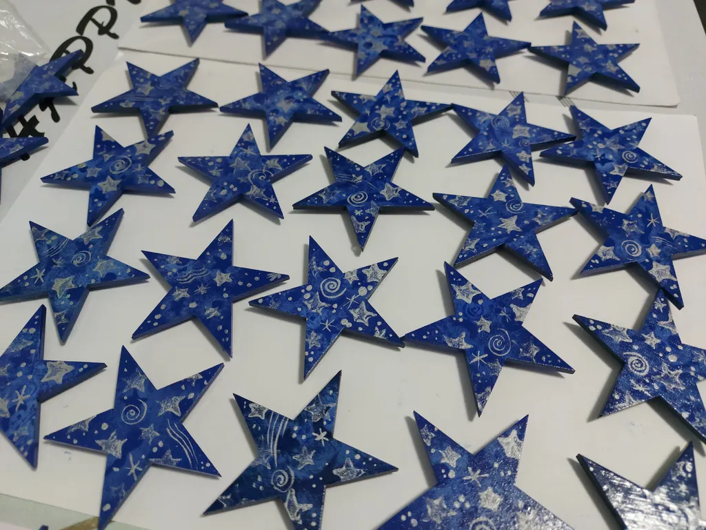 Wedding or Event Star theme magnet favors photo 1