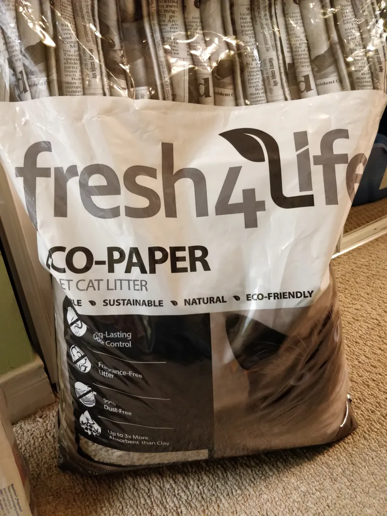 FREE: EcoPaper Cat Litter photo 1