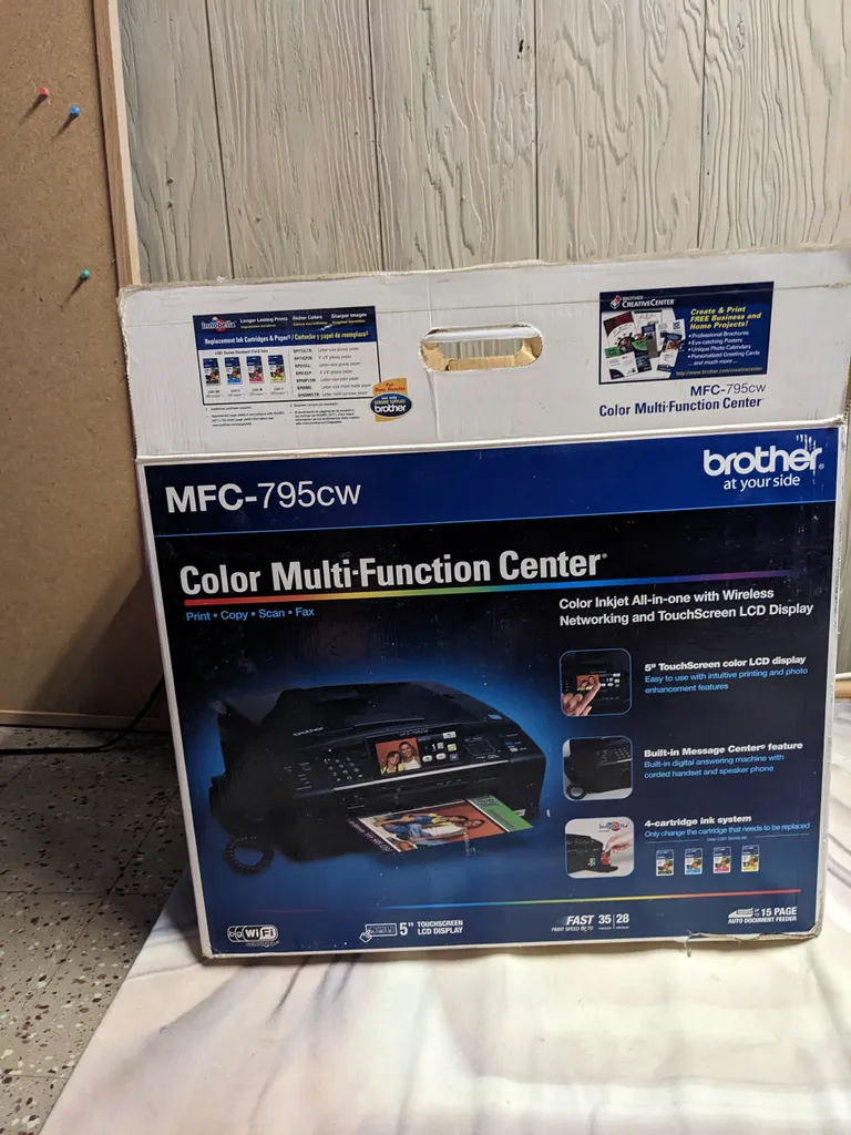 Brother MFC-795CW Color Inkjet All-in-One With Wireless Networki photo 1