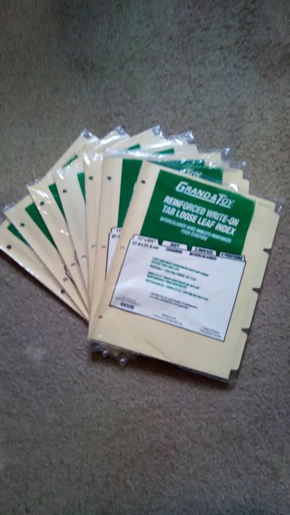 BNIP Tabbed Dividers photo 1