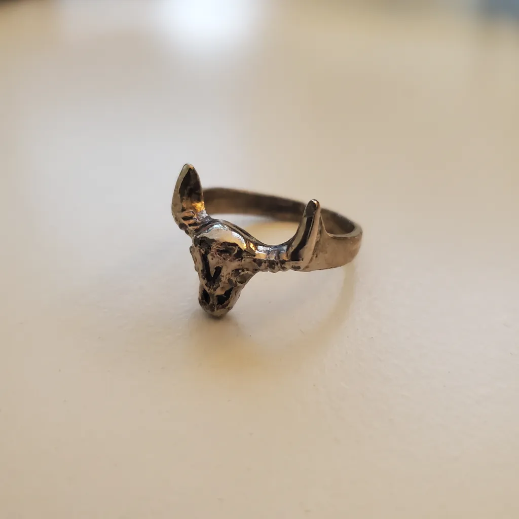 Bull Skull Ring photo 1