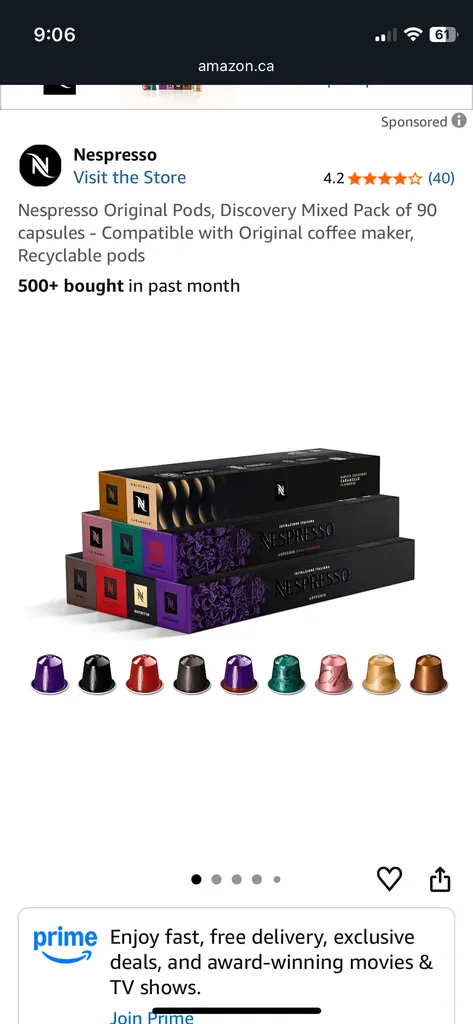 Nespresso pods photo 1